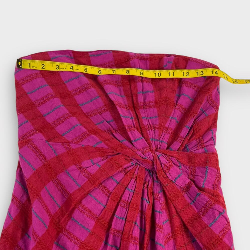 Free People Suits Me Fine Mini Dress Pink Red Size Medium NEW - Picture 6 of 9